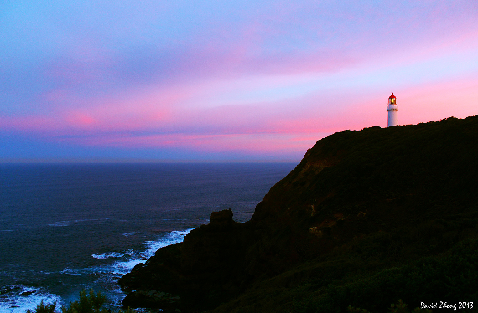 Lighthouse on Pink